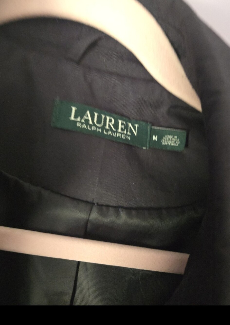 Ralph Lauren MED Navy Trench Coat - Picture 3 of 3